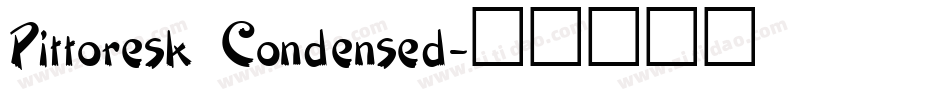 Pittoresk Condensed字体转换